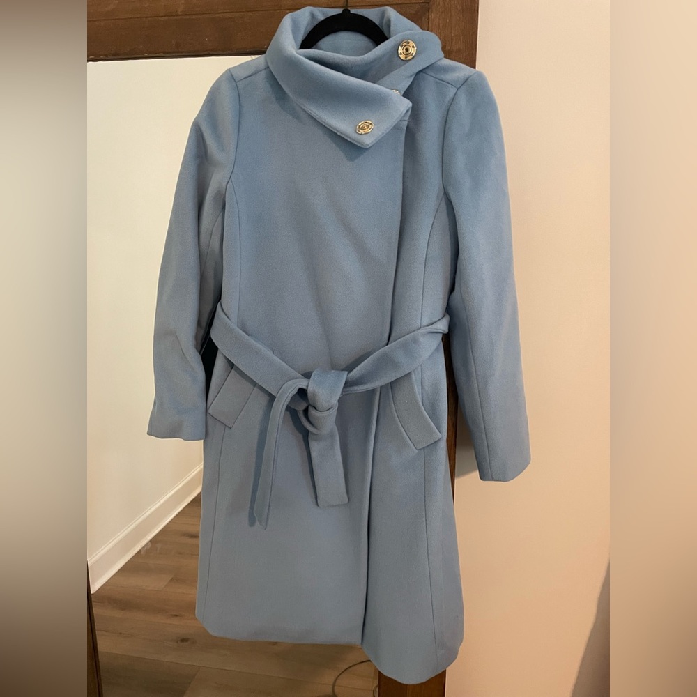 Gorgeous, like new, light blue Ann Taylor coat!